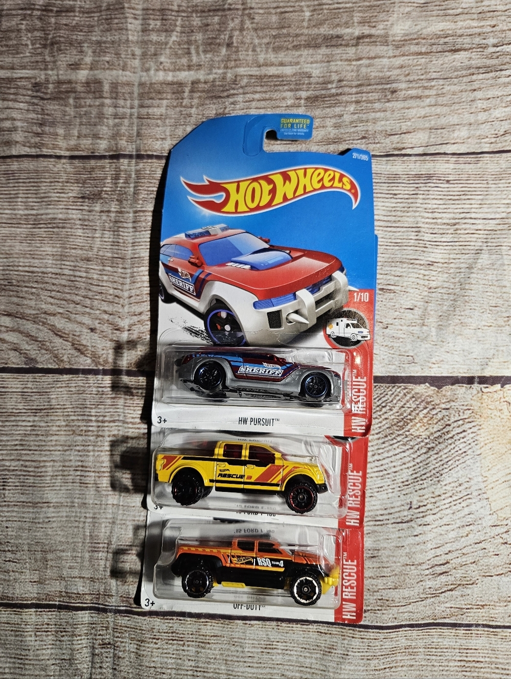 Hot wheels Rescue trucks